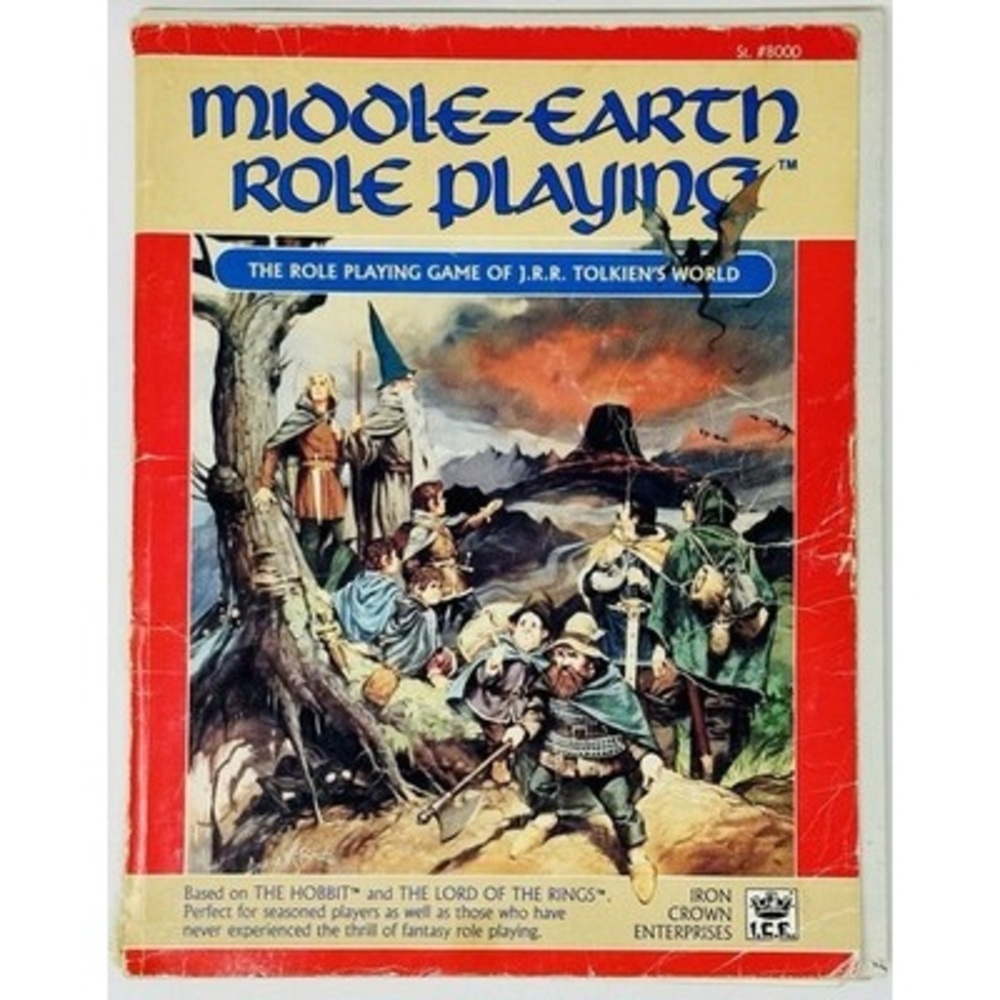 Iron Crown Enterprises MERP Middle Earth RPG Tolkien LOTR Guide 8000 Tabletop